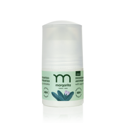 MARGARITA Dezodorant s výťažkom zo šalvie 2v1, 50 ml