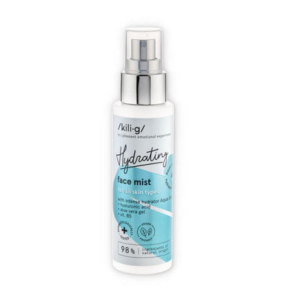 KILIG HYDRATING Intenzívna hydratačná pleťová hmla, 100 ml