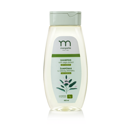 MARGARITA Šampón proti lupinám s proteínmi a výťažkom zo šalvie, 400 ml