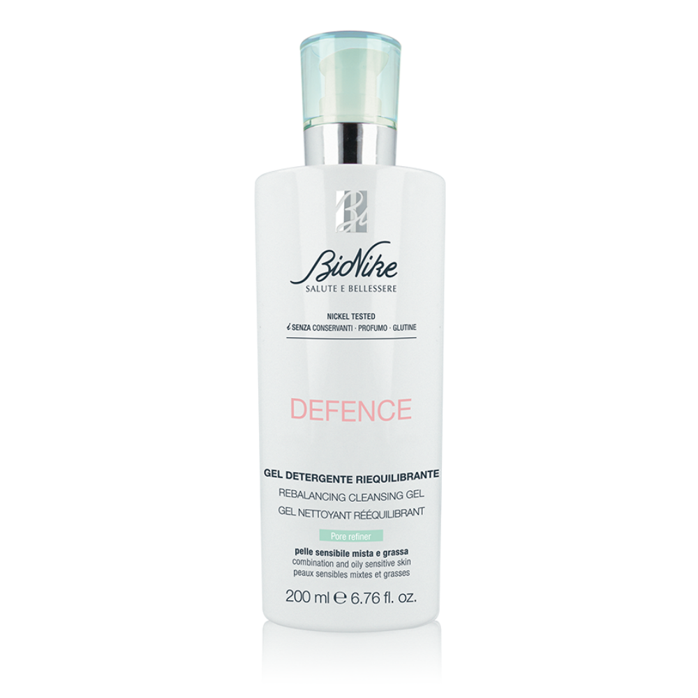 BioNike DEFENCE Čistiaci gél na obnovu rovnováhy pleti, 200 ml