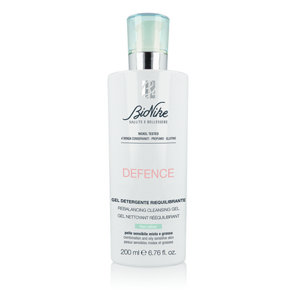 BioNike DEFENCE Čistiaci gél na obnovu rovnováhy pleti, 200 ml