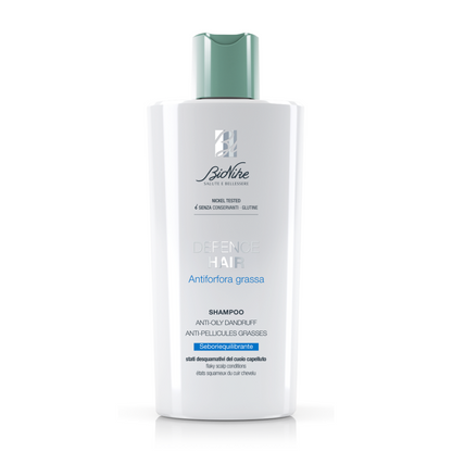 BioNike DEFENCE HAIR Seboregulačný šampón na vlasy proti mastným lupinám, 200 ml